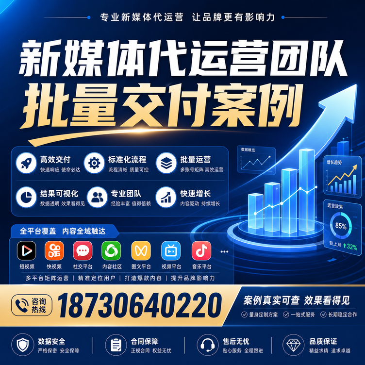延边代运营公司多客户账号批量高效交付案例