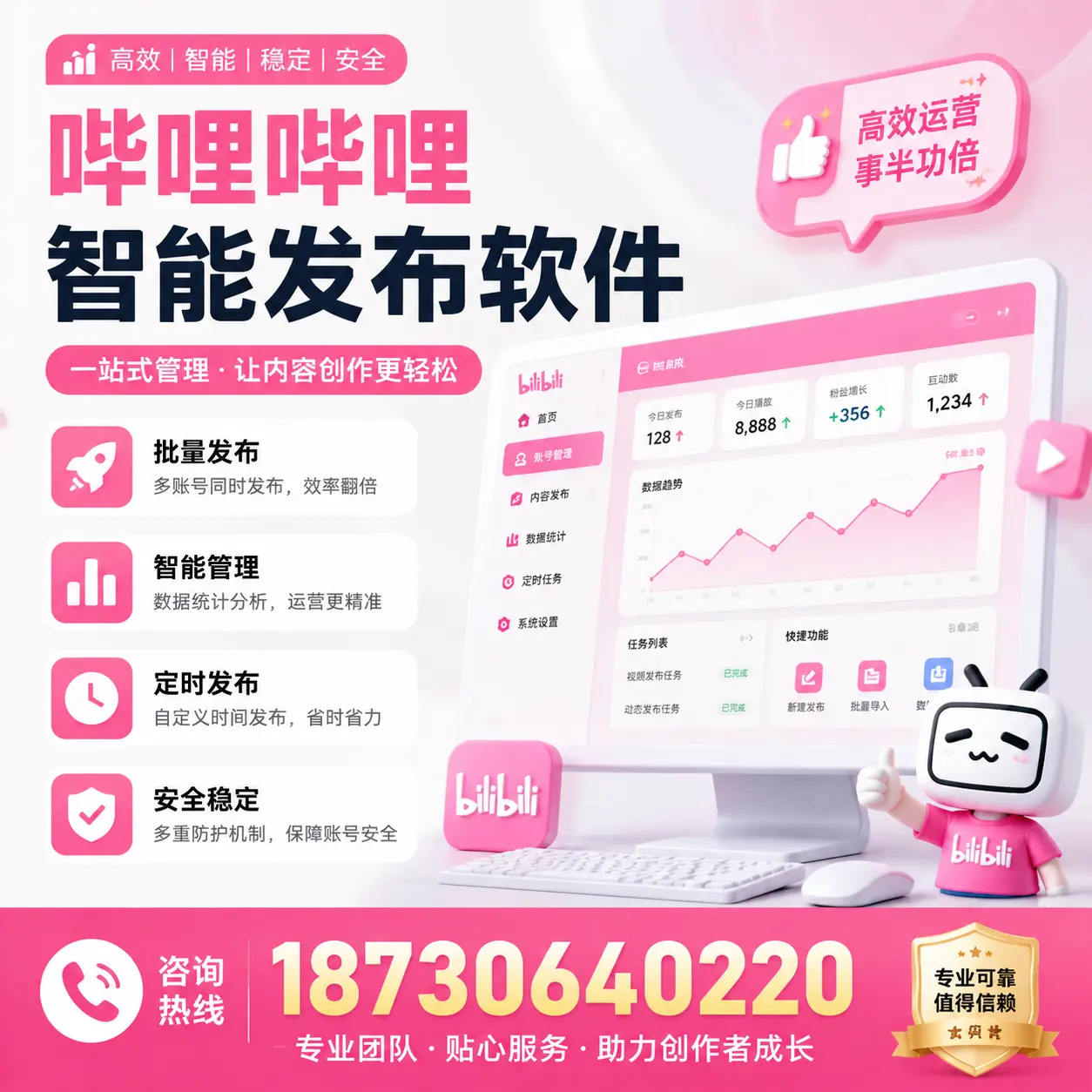 如何评估哔哩哔哩智能发布软件的ROI？延边 企业必读